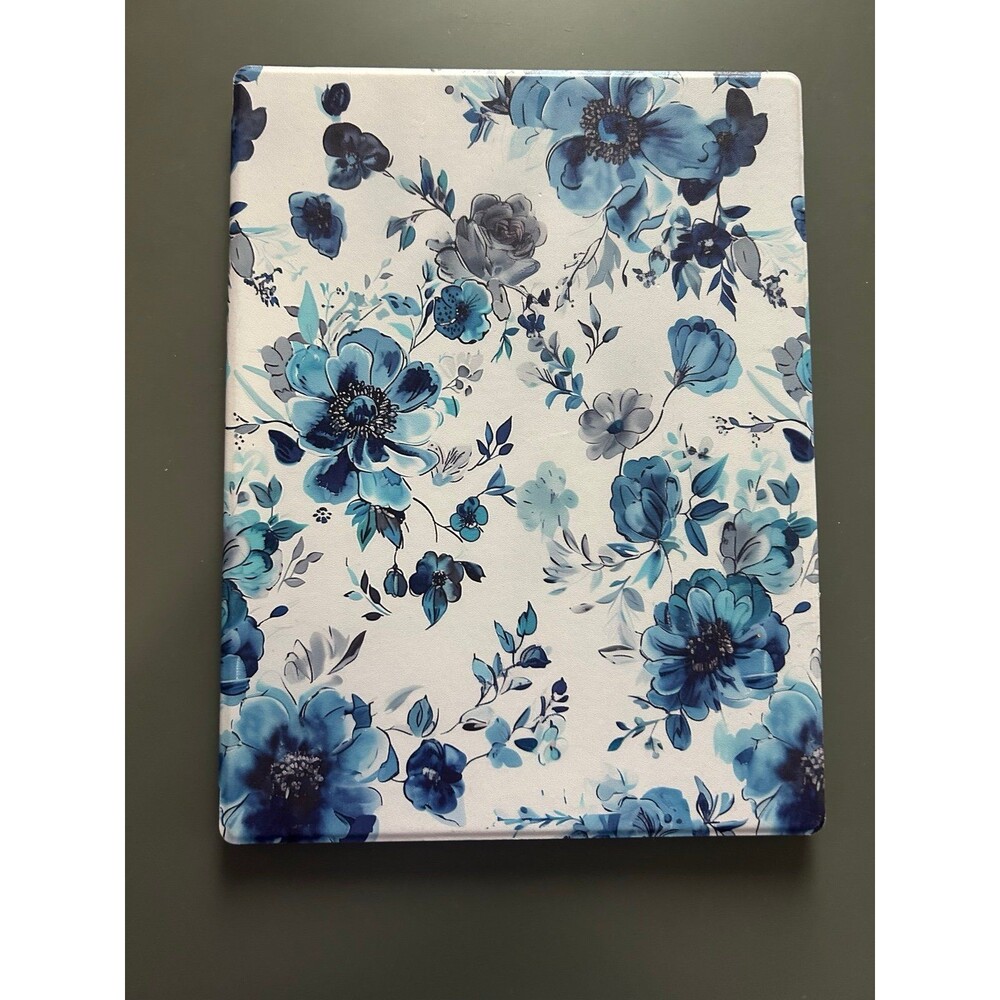 Tablet White Floral Cover New